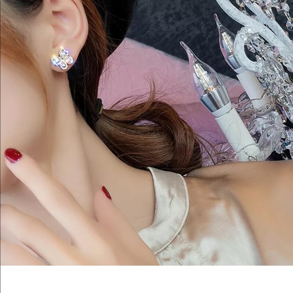 295 Silver earring 💯 Authentic - Picture 2 of 8